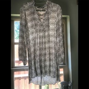 Zara paisley print tunic dress